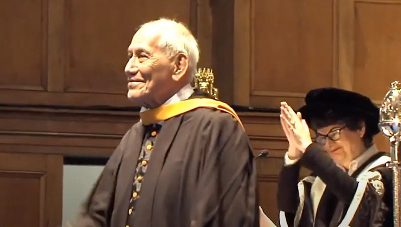 Honorary Degree of Doctor of Letters